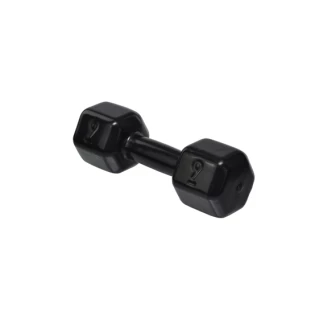 Halter Sextavado Emborrachado - Par - Preto